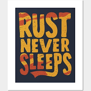 Neil Young - Rust Never Sleeps Posters and Art